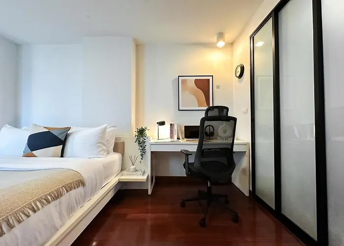 Appartement Stylish Low-rise 1br - Ultra Fast Wifi - Bts Thonglor Bangkok