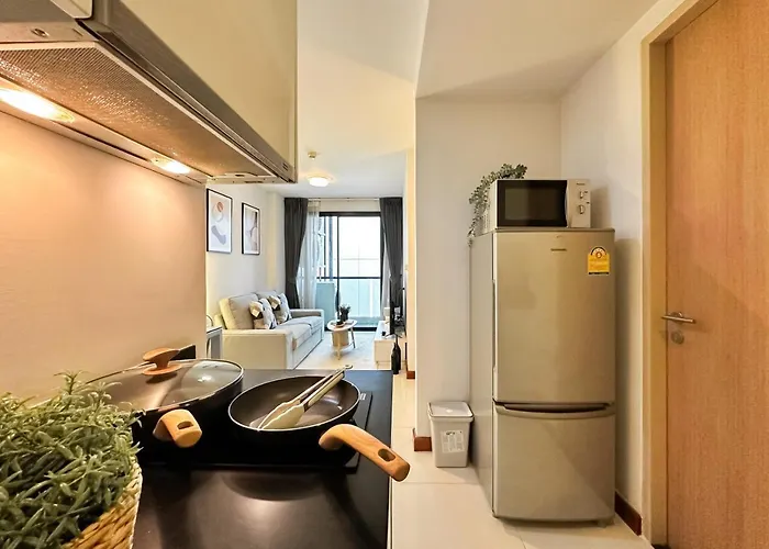 Appartement Stylish Low-rise 1br - Ultra Fast Wifi - Bts Thonglor *