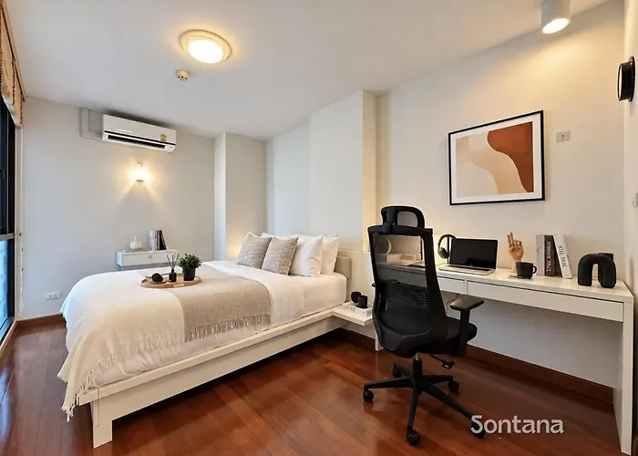 Stylish Low-rise 1br - Ultra Fast Wifi - Bts Thonglor Apartment *
